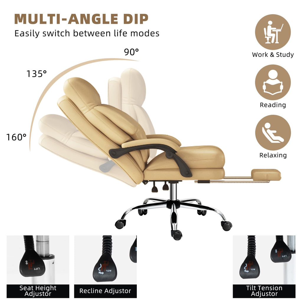 High Back Computer Chair with Soft Cushion J6751