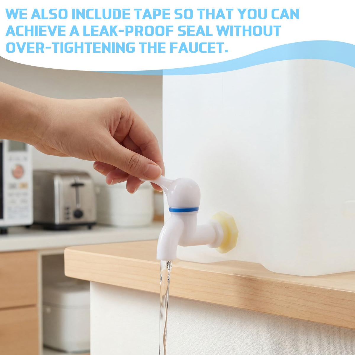 5.3 Gallon Plastic Water Dispenser with Spigot F95247