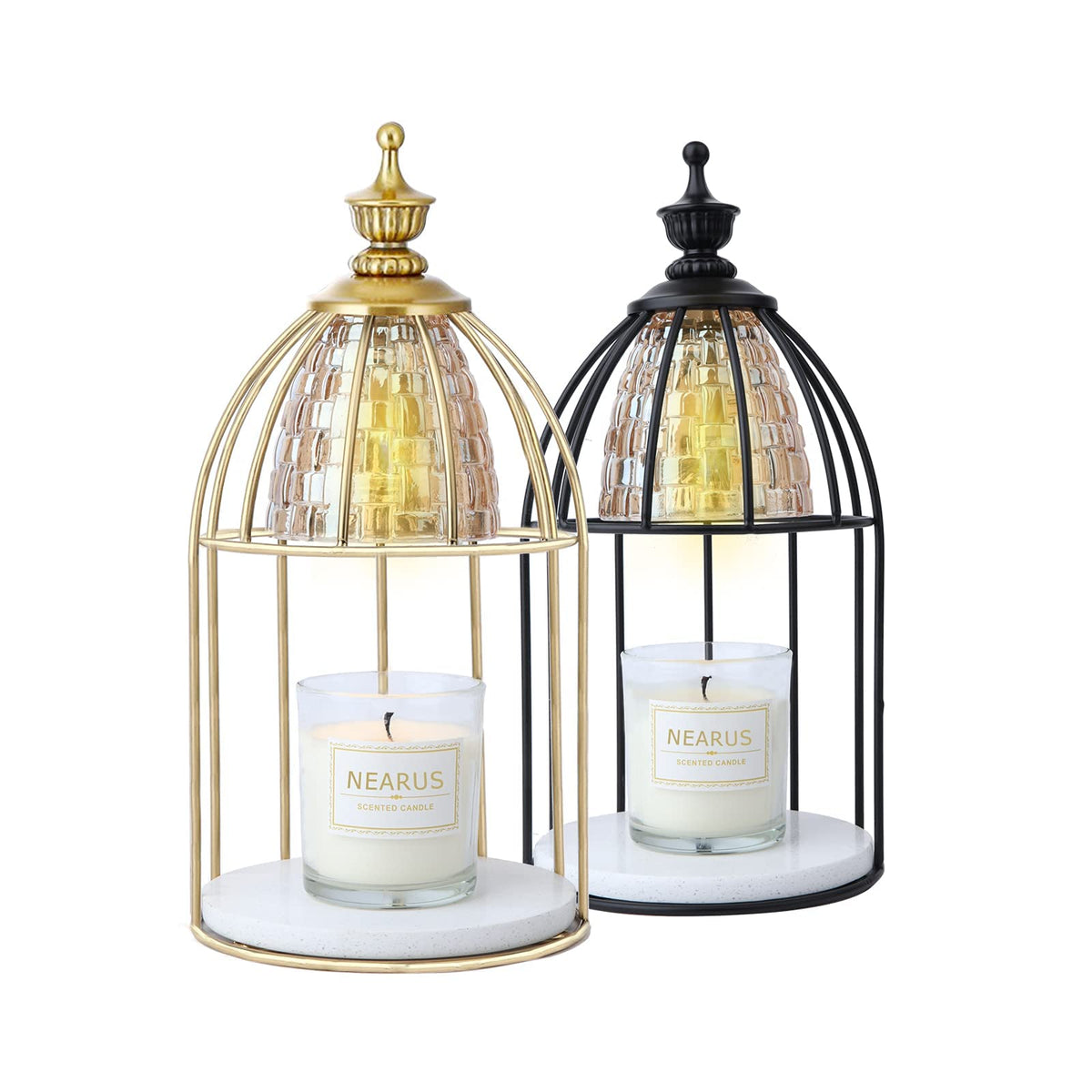 Candle Warmer Lamp with Marble Base and Timer H685