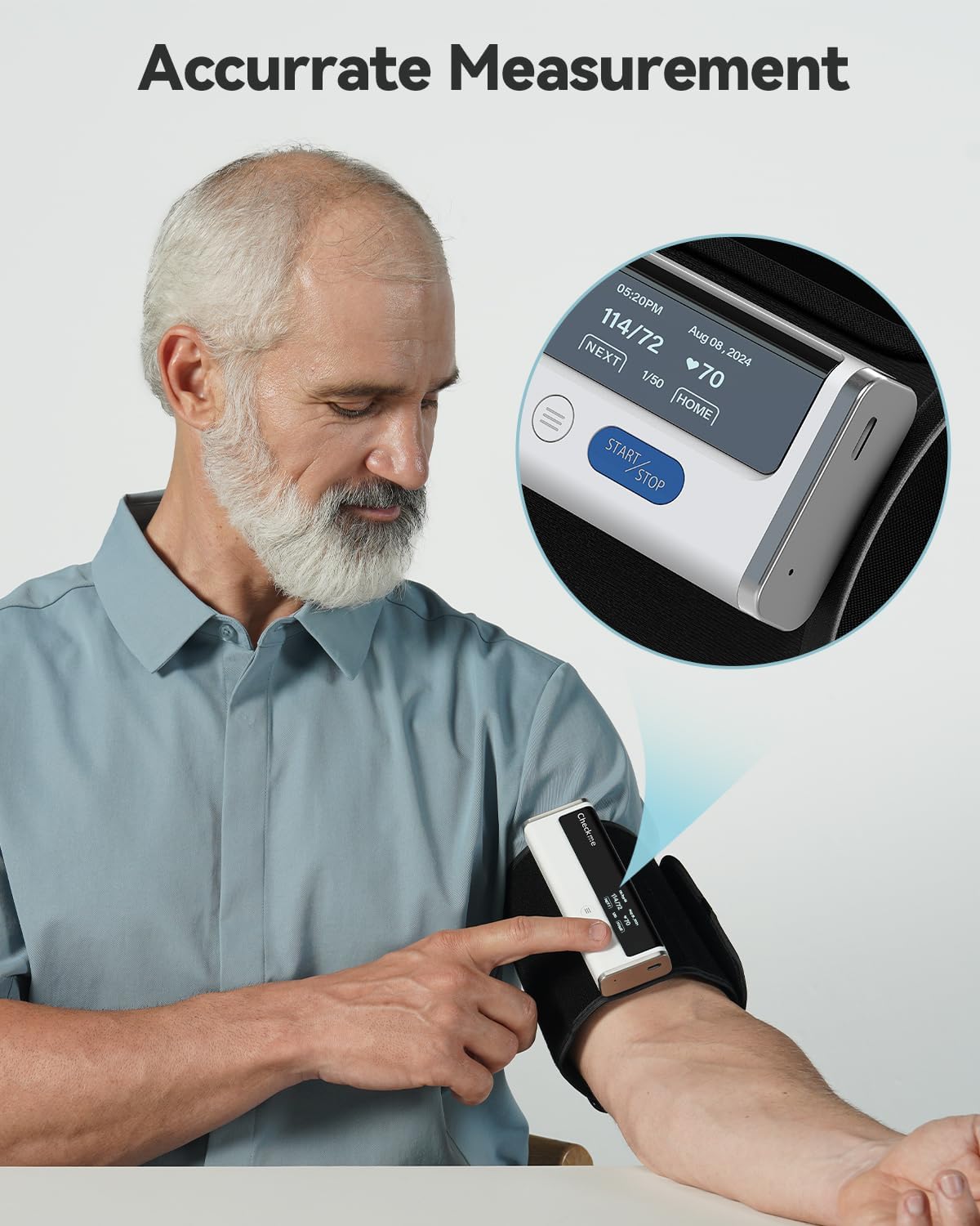 Upper Arm Blood Pressure Monitor with Bluetooth Cuff B219