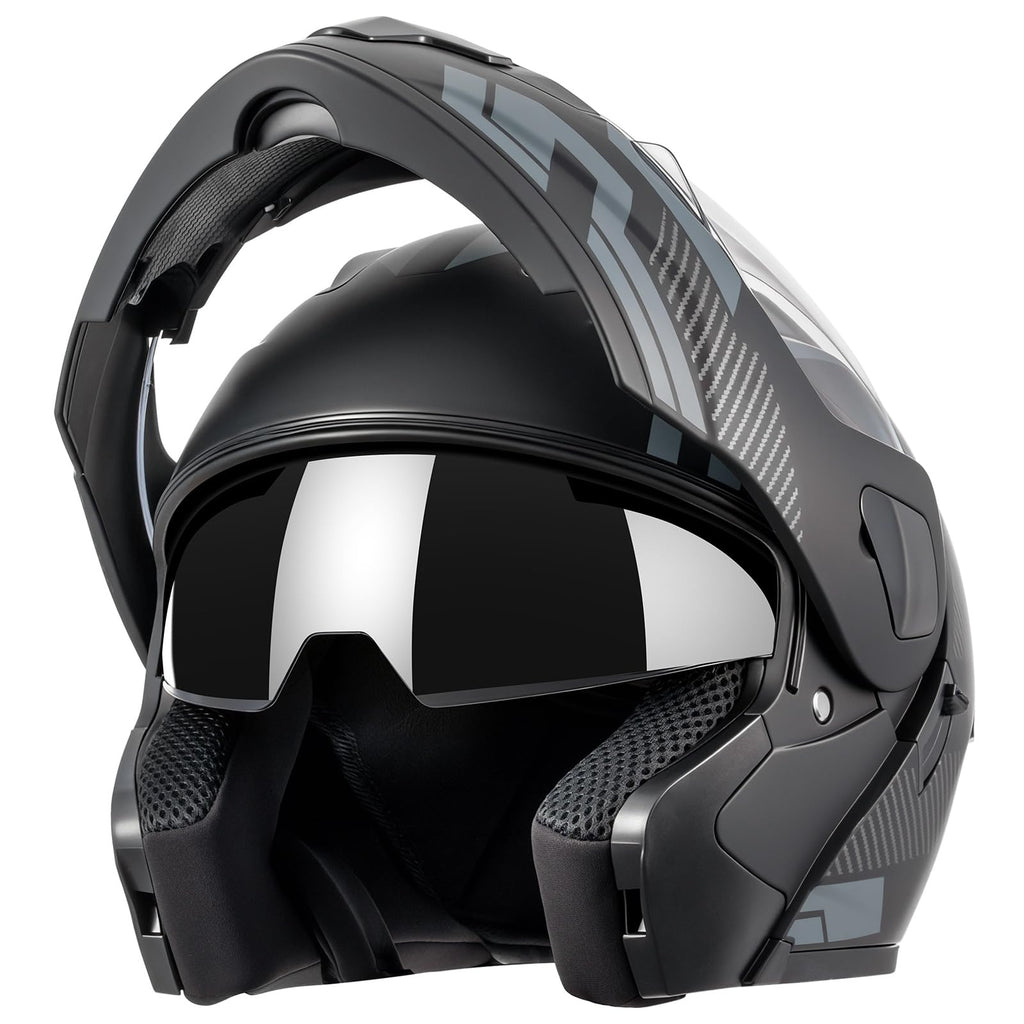 DOT Approved Modular Flip Up Motorcycle Helmet N163