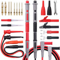 25-Piece Multimeter Leads Kit with Probes, Alligator Clips, Test Hooks and Back Probe Pins E59709