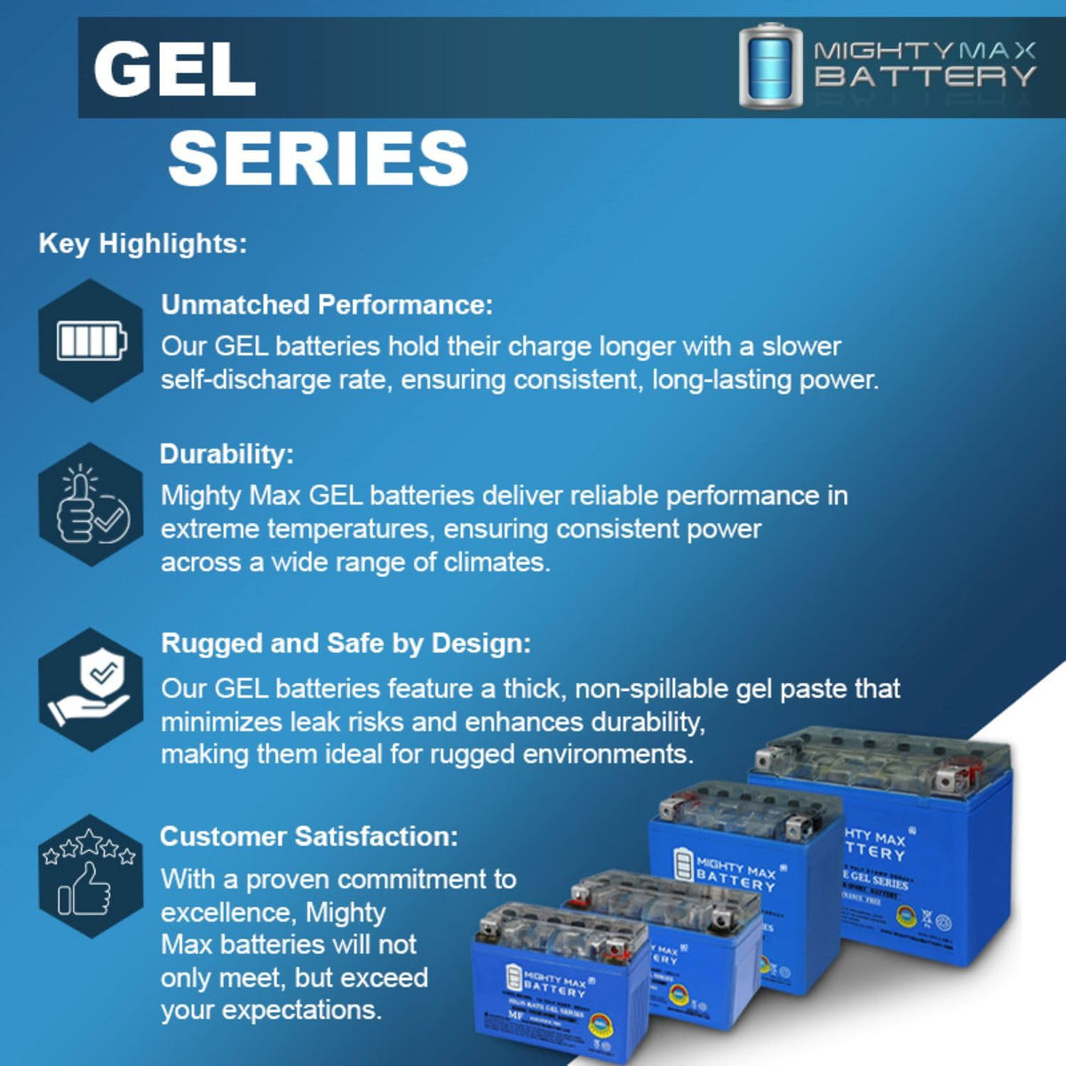 12V 11.2Ah GEL Battery W4161