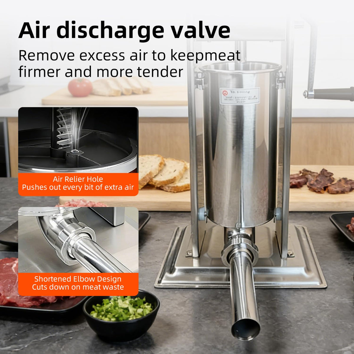 11LBS/5L Vertical Sausage Stuffer P13945