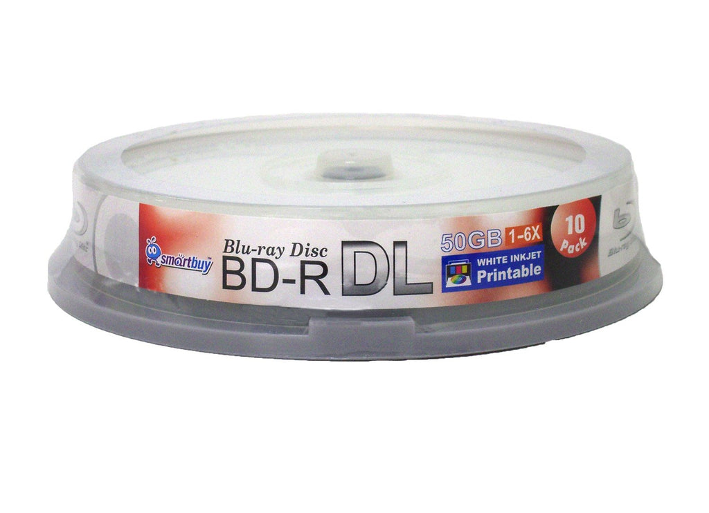 100 Pack White Inkjet Printable 50gb Blu-ray J60325