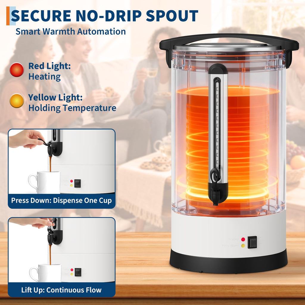 12L Stainless Steel Coffee Urn I8418