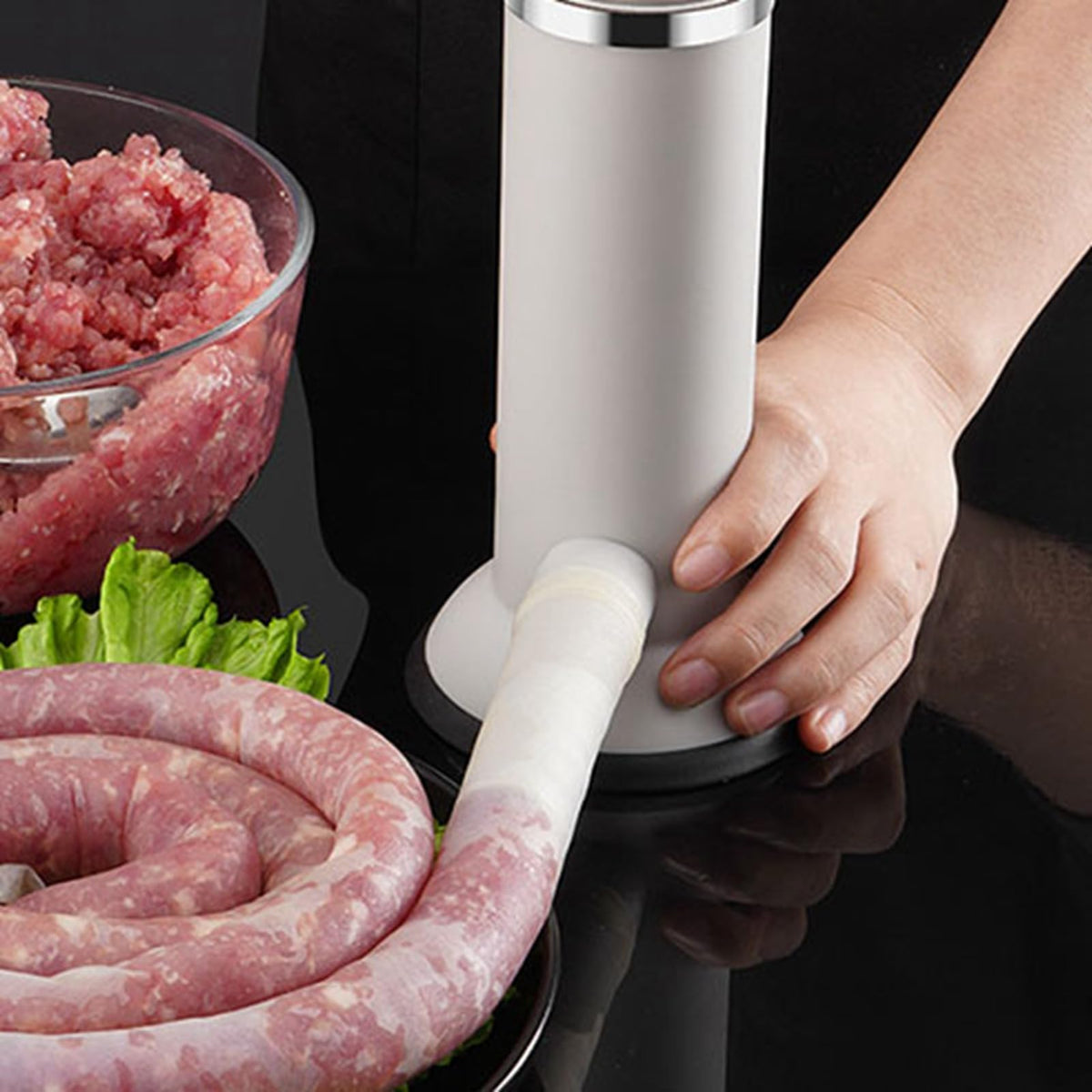 304 Stainless Steel Vertical Manual Sausage Stuffer V863076