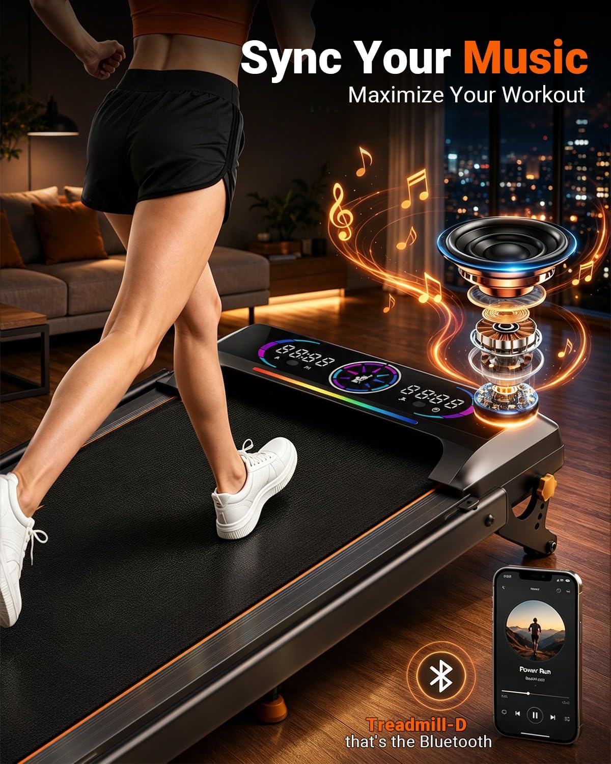 Walking Pad Treadmill with Incline G183