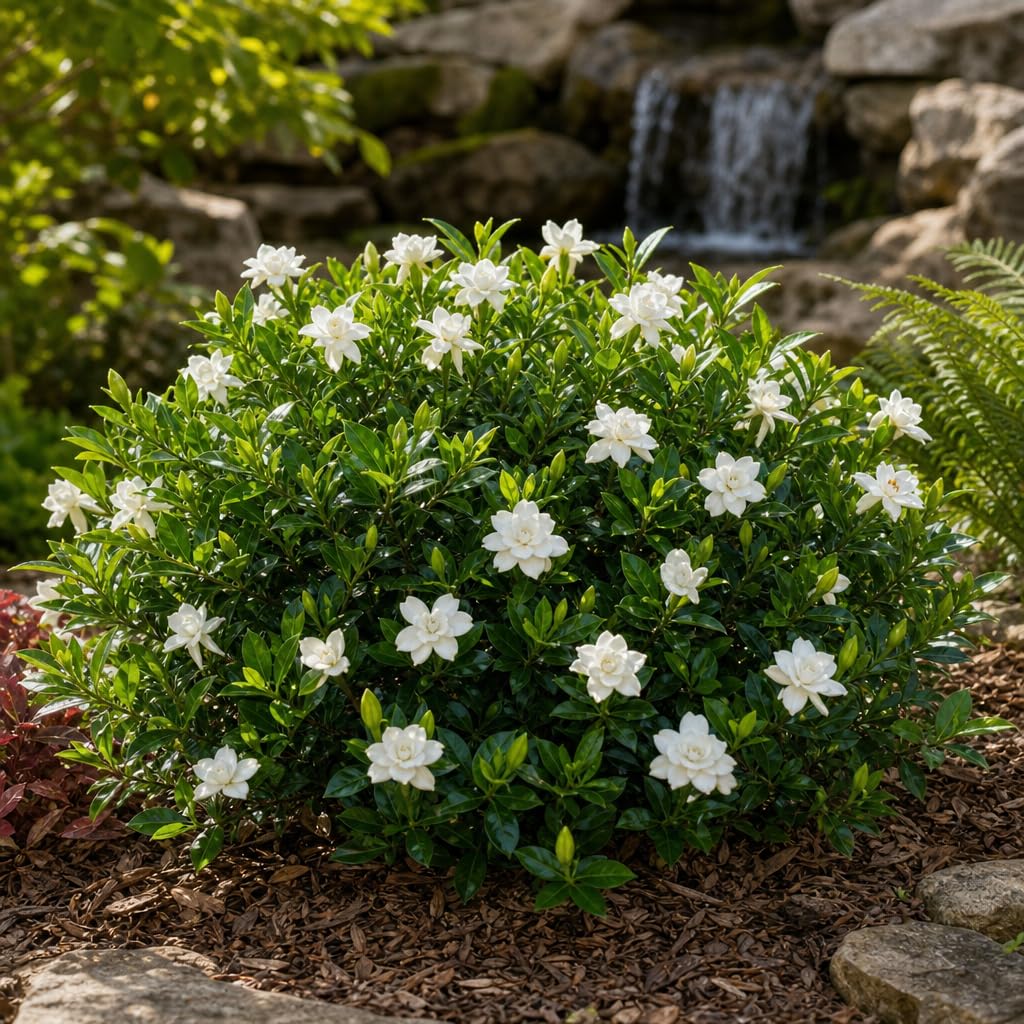2 Extra Large 3 Gallon Frostproof Gardenia Jasminoides Fragrant Evergreen Shrub A752740