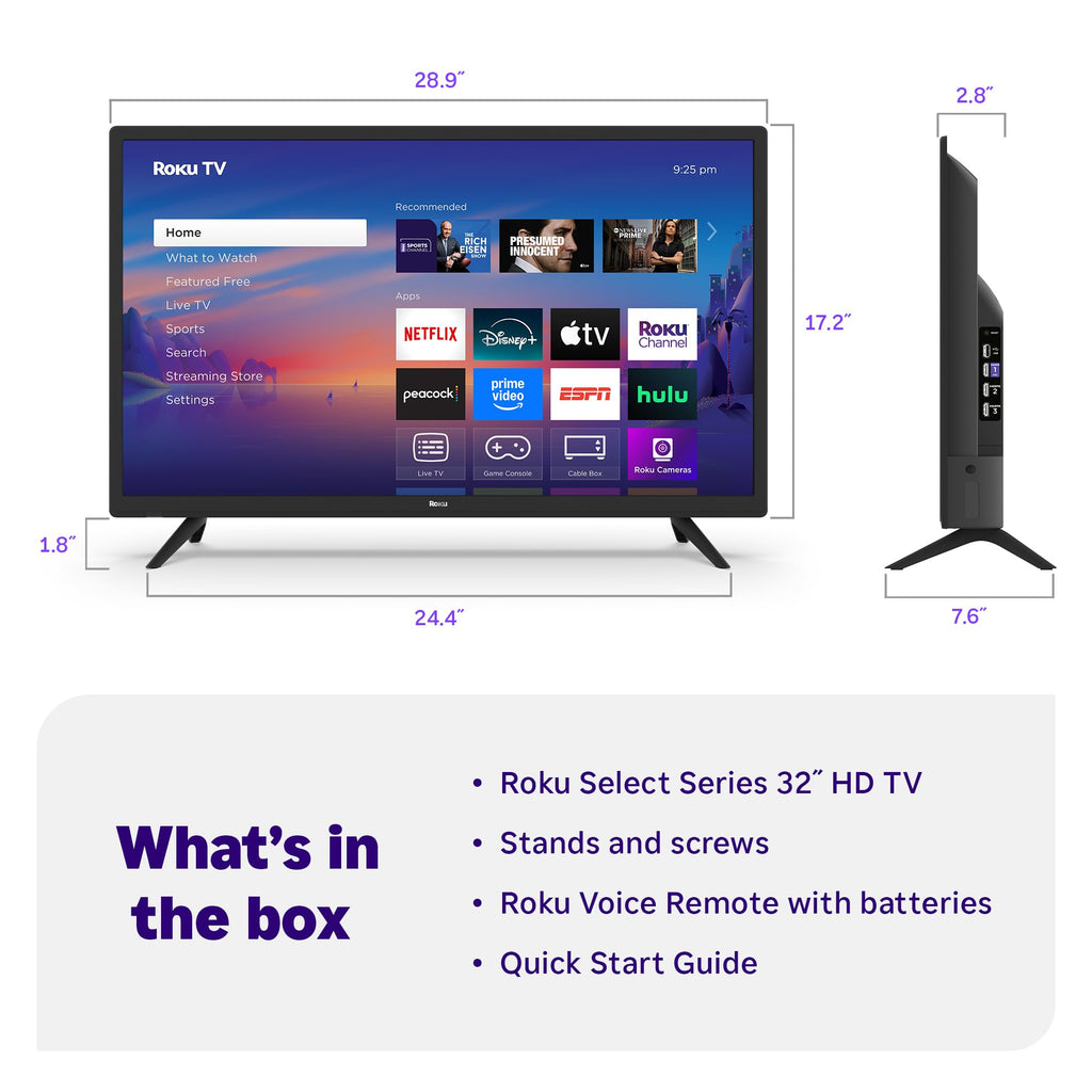 32-Inch 720p HD LED Smart TV C76694