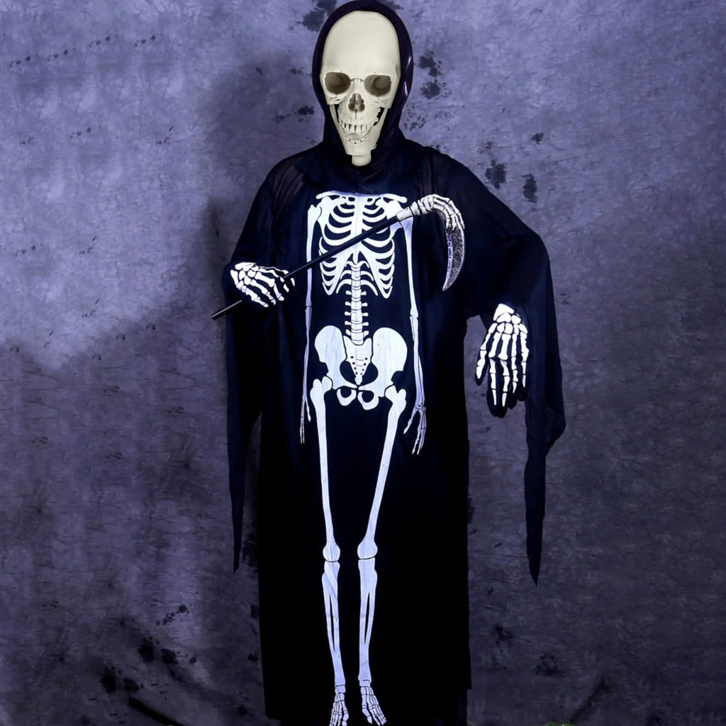 Halloween Skeleton Decoration 65inch Plastic Life Size Q7924
