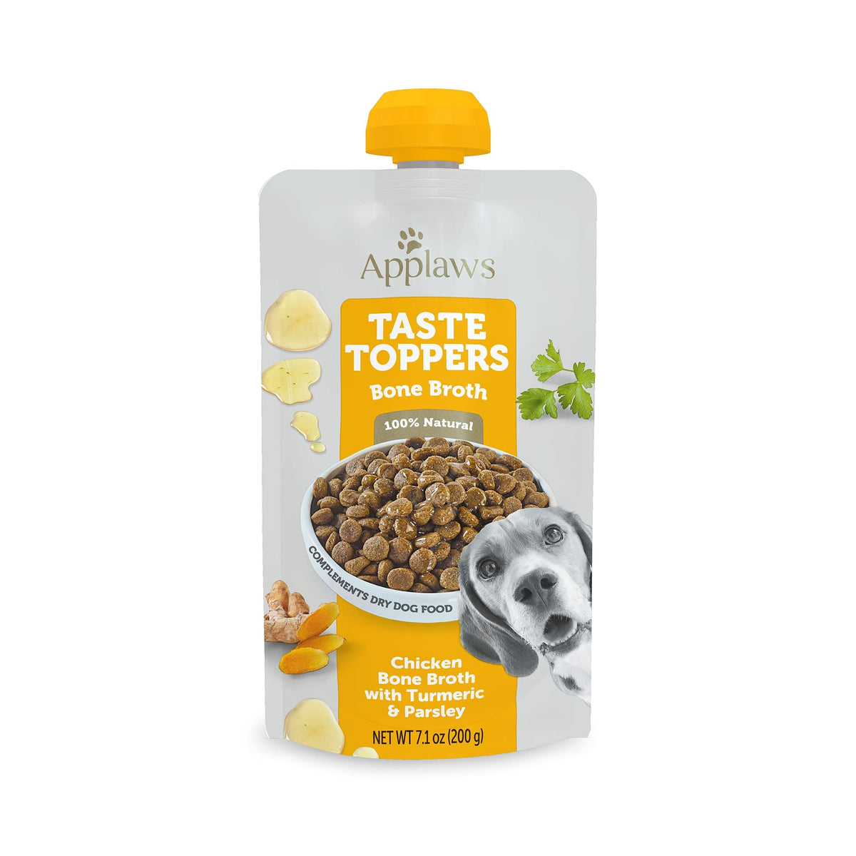 Chicken Bone Broth Dog Food Topper 6-Pack 7.1oz Pouch R510