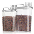 2 Pack Airtight Pet Food Storage Containers with Spout V159