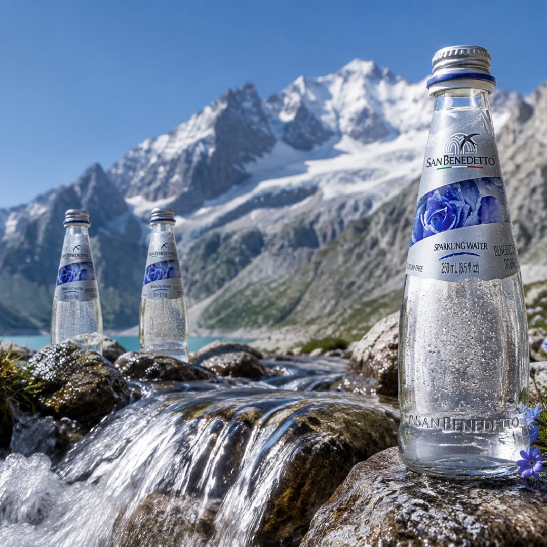 Sparkling Mineral Water 250 mL Glass Bottles 12 Count G4272