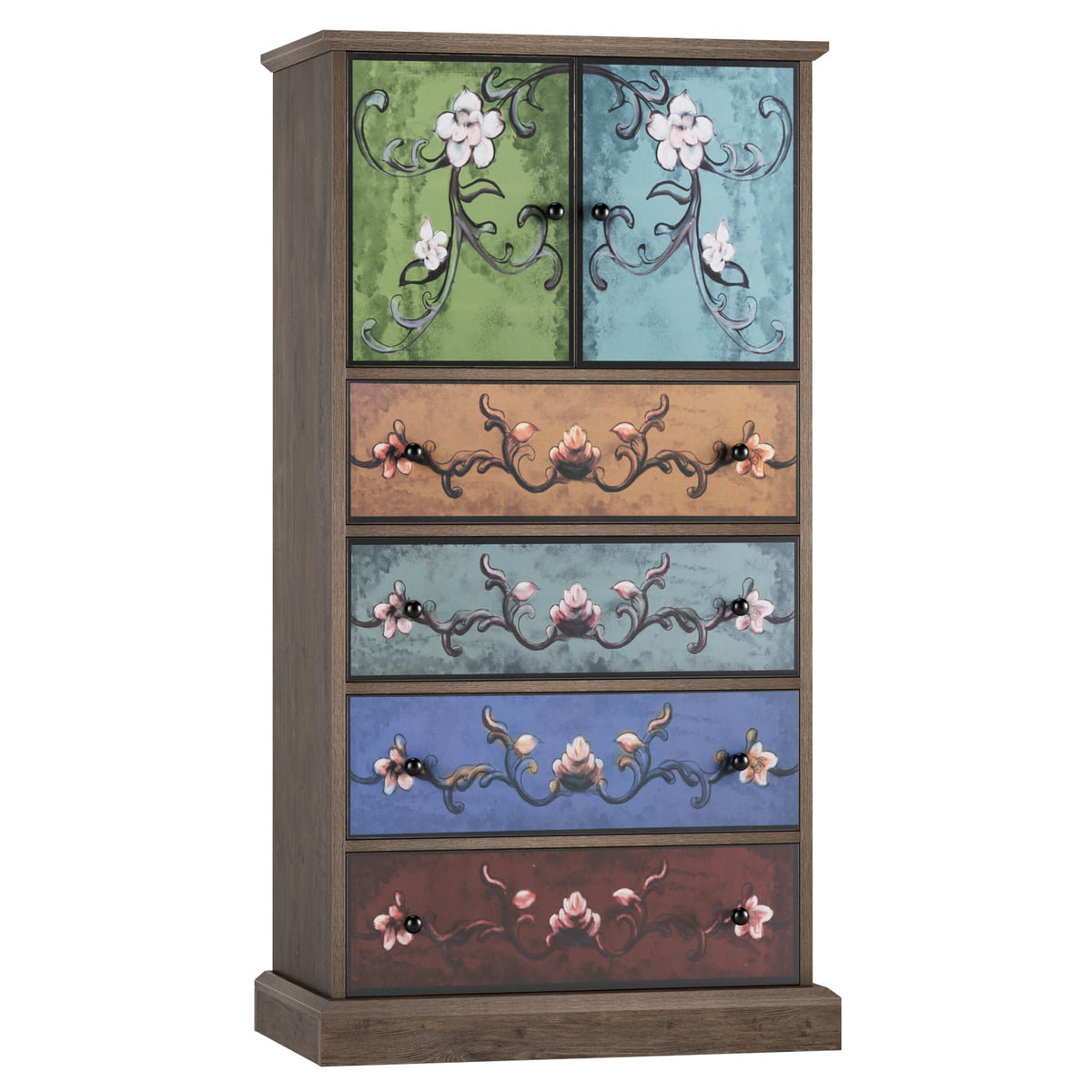50" H Boho 4 Drawer Dresser O244