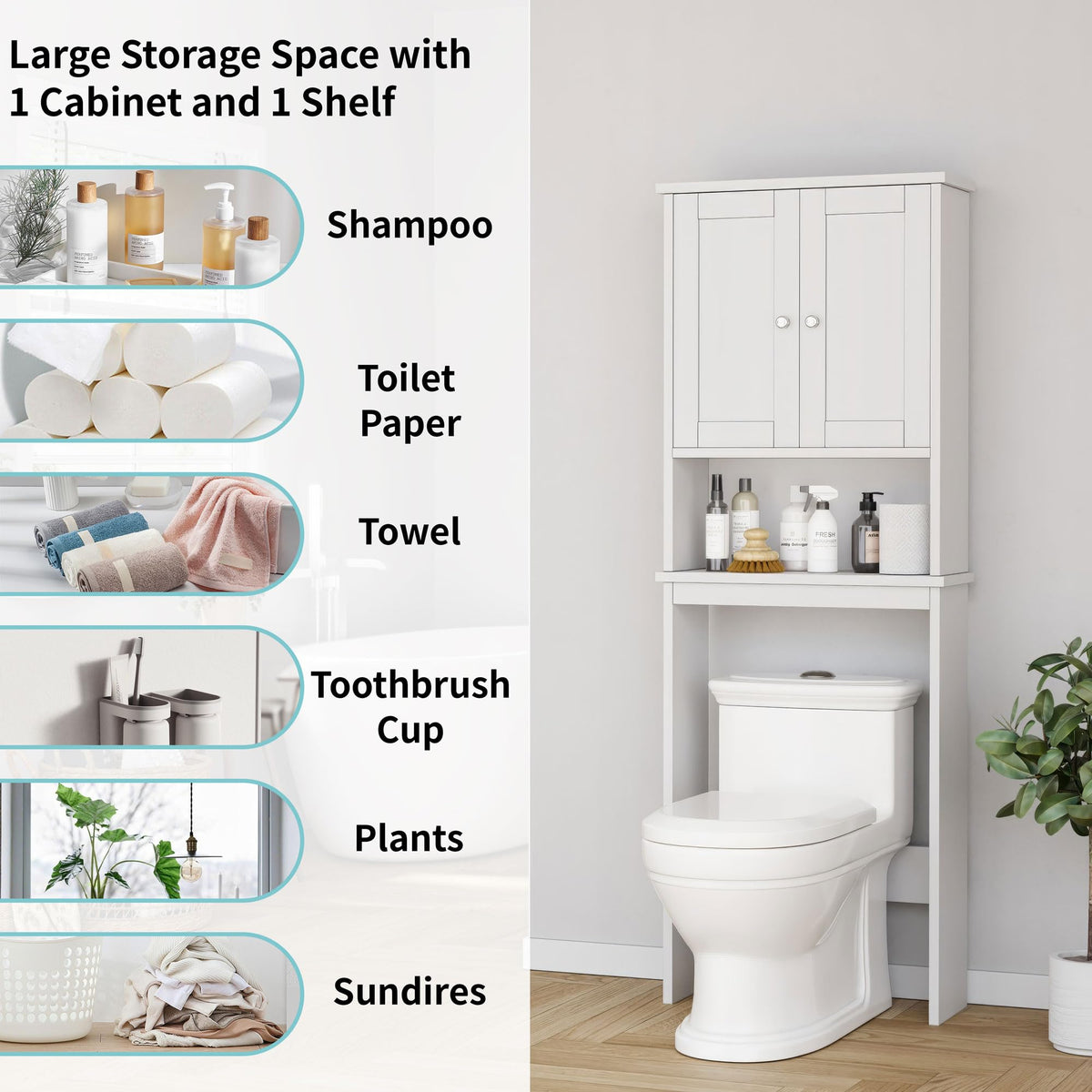 Over the Toilet Storage Cabinet S737085