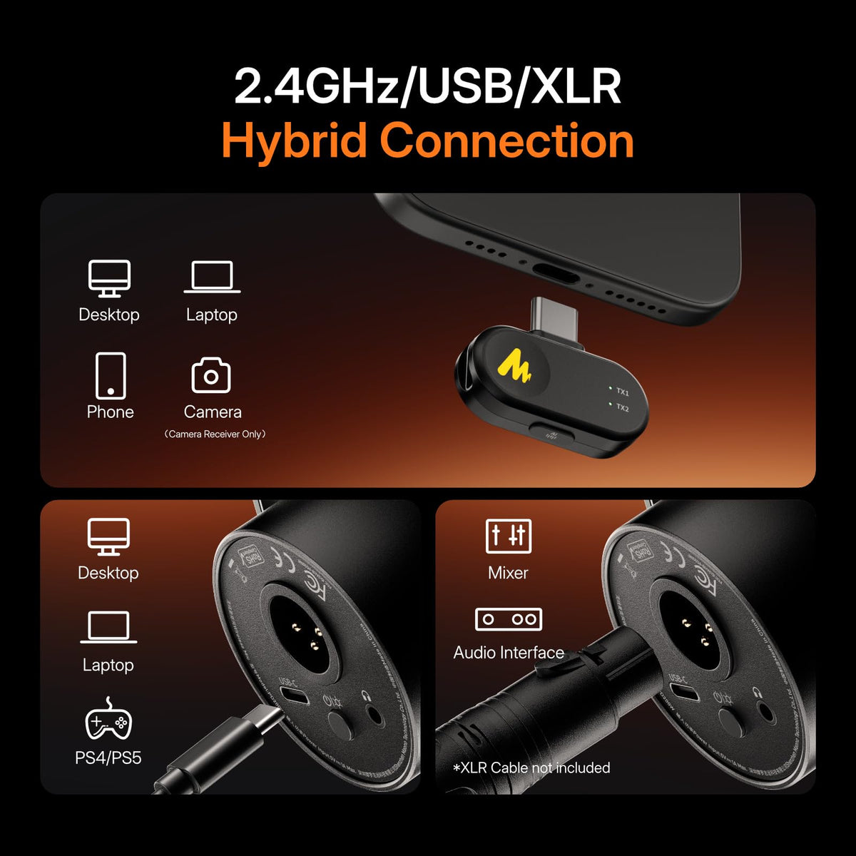Hybrid Wireless Podcast Microphone U958751