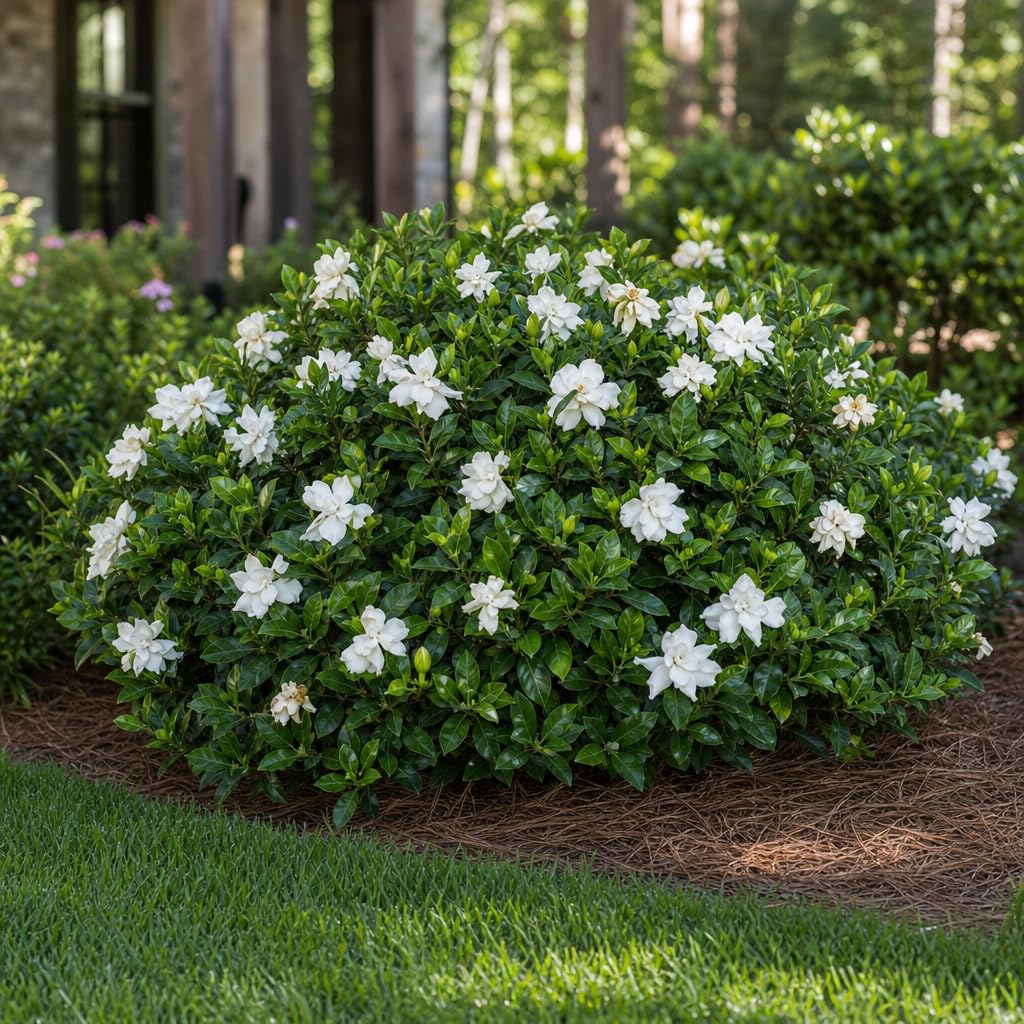 2 Extra Large 3 Gallon Frostproof Gardenia Jasminoides Fragrant Evergreen Shrub A752740