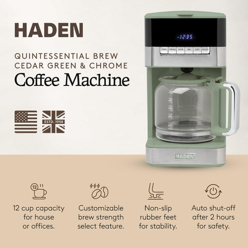 12 Cup Programmable Drip Coffee Maker P6247