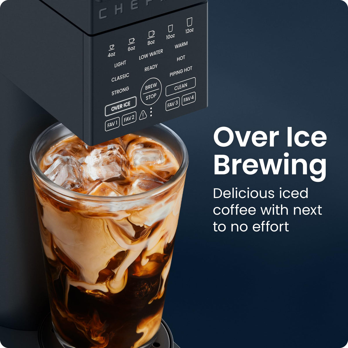 Single Serve Coffee Maker with Brew Strength Settings, 45 oz Removable Water Reservoir T767965