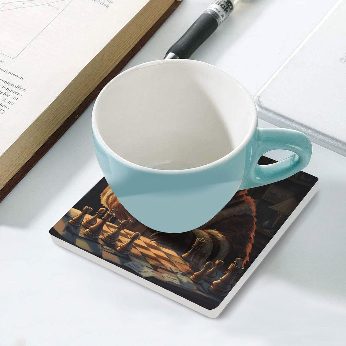 Ceramic Coasters Set W84548