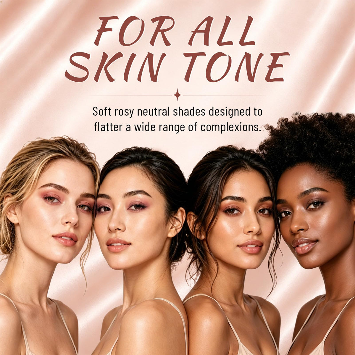 6-Color Matte and Shimmer Eyeshadow Palette with Brush A295130