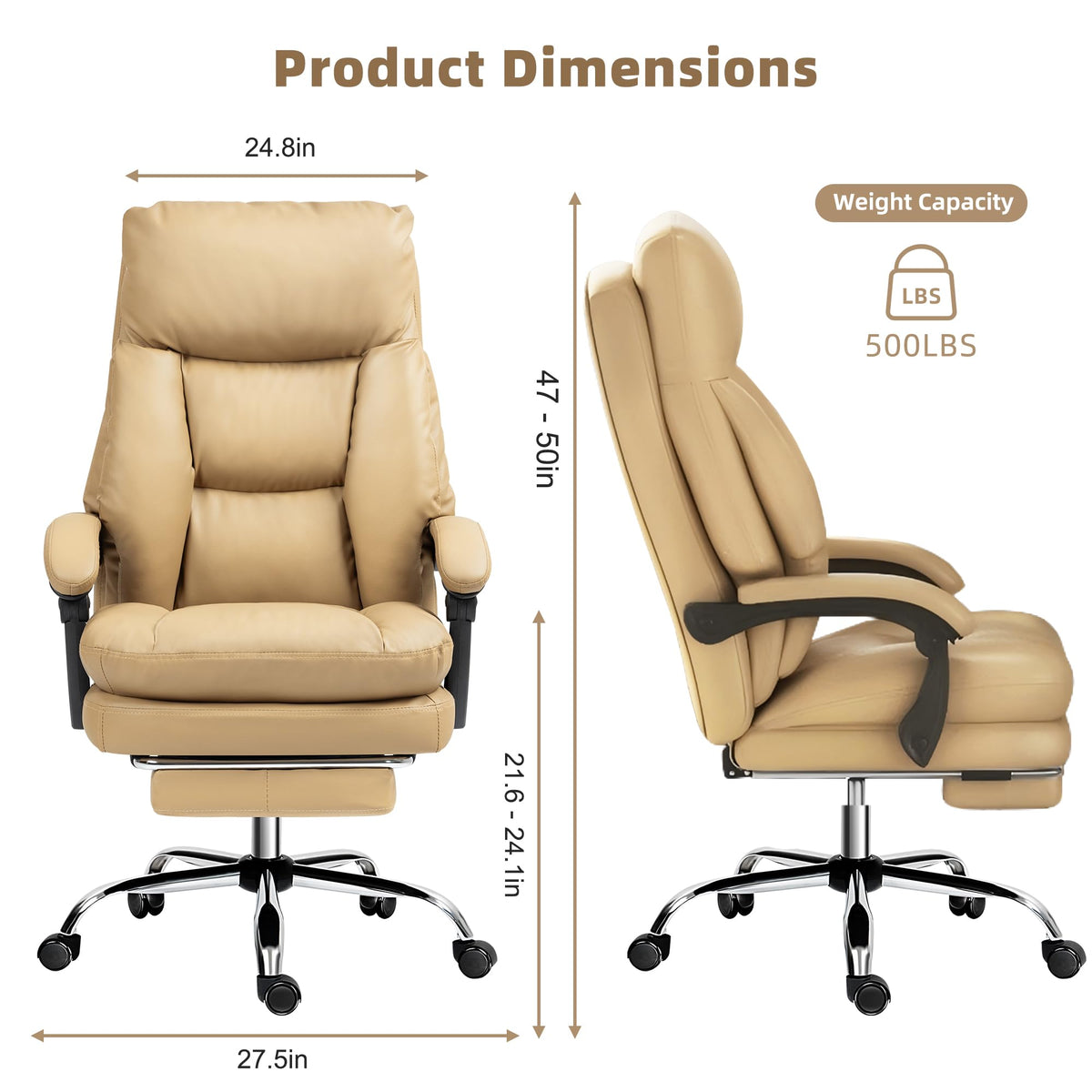 High Back Computer Chair with Soft Cushion J6751