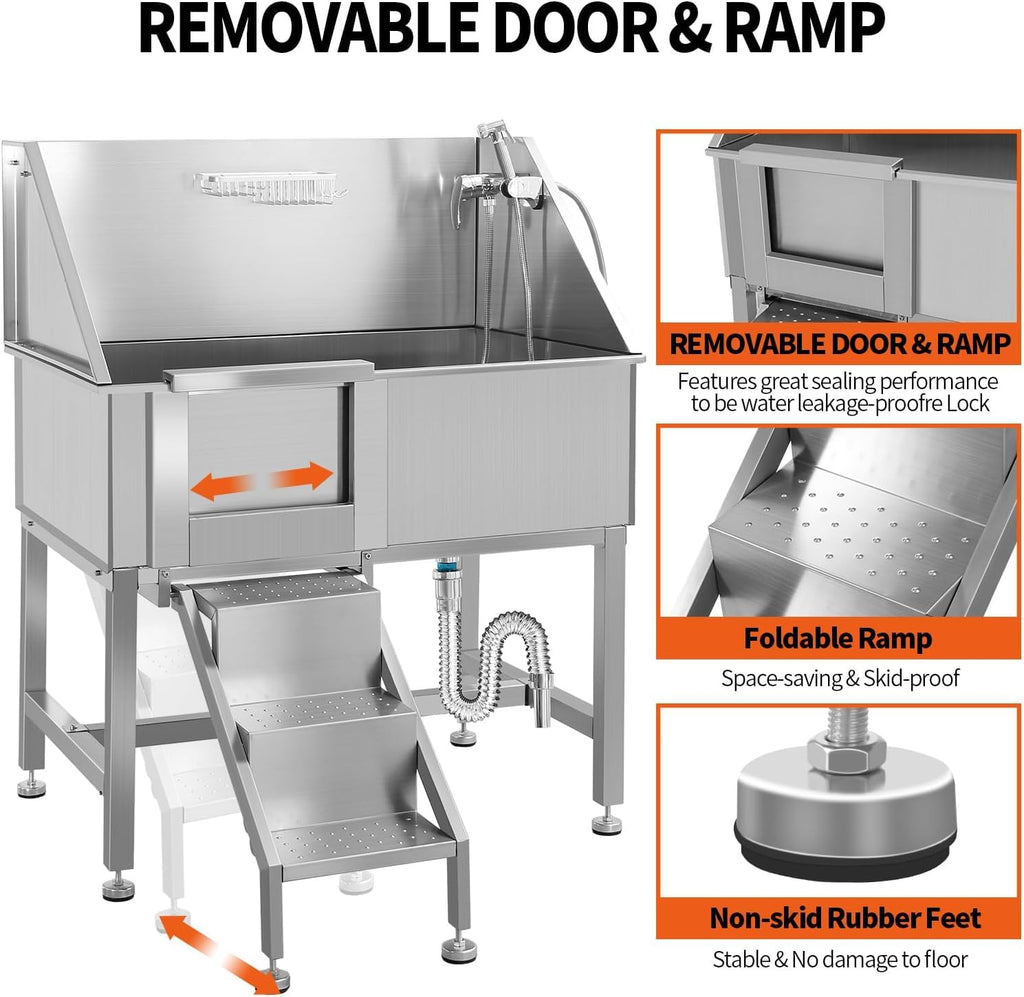 Stainless Steel Dog Grooming Station Q750895