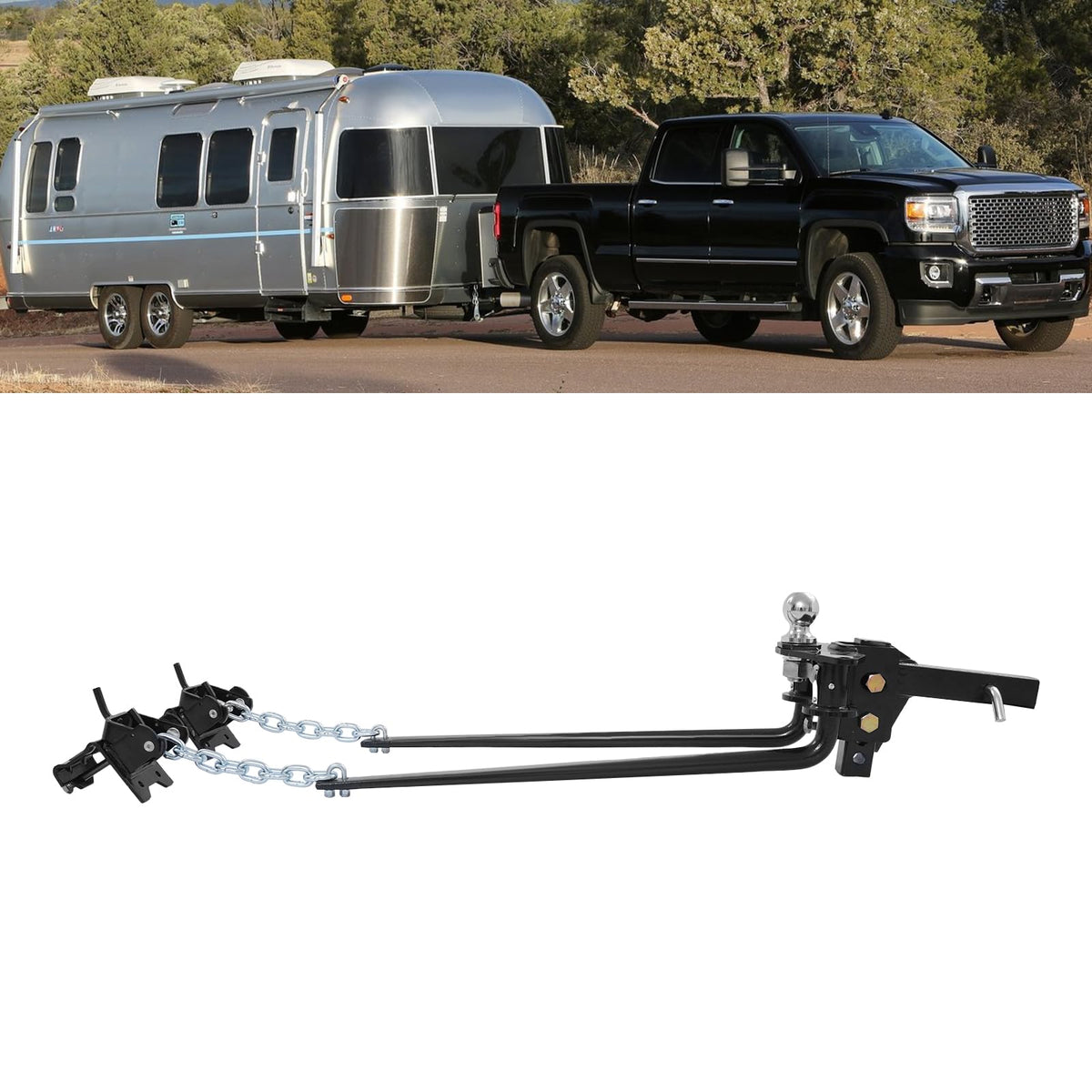 14000Lbs Weight Distribution Hitch with Sway Control L399881