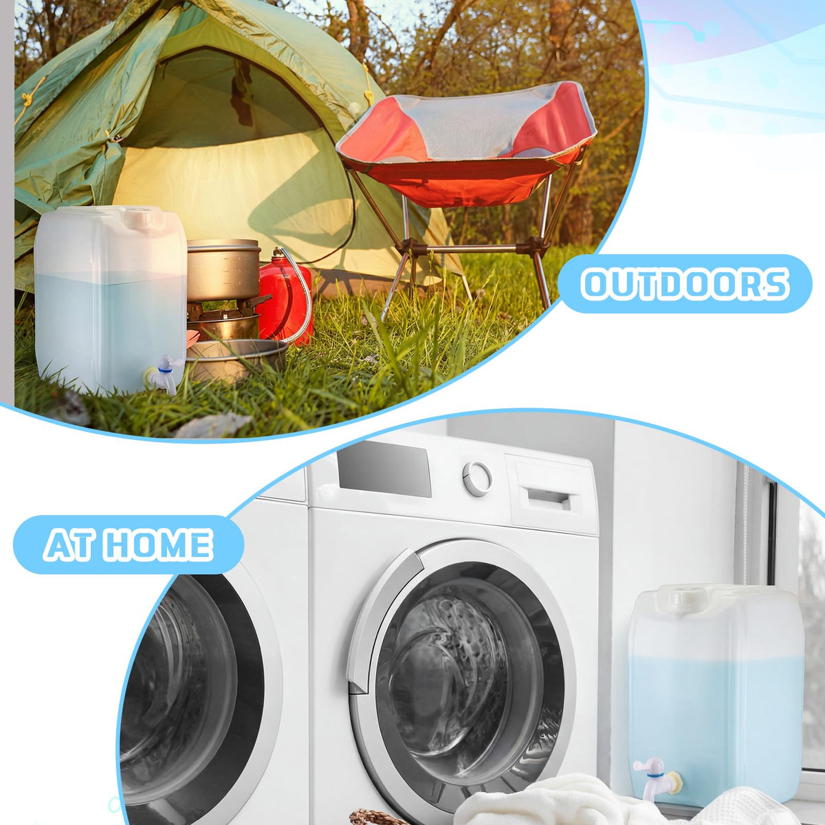 5.3 Gallon Plastic Water Dispenser with Spigot F95247