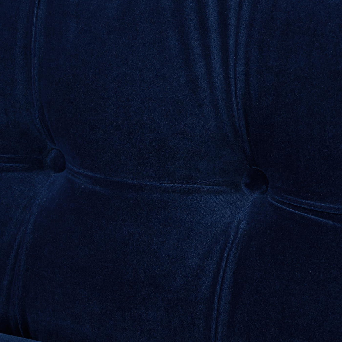 Navy Blue Velvet Tufted Sofa L257