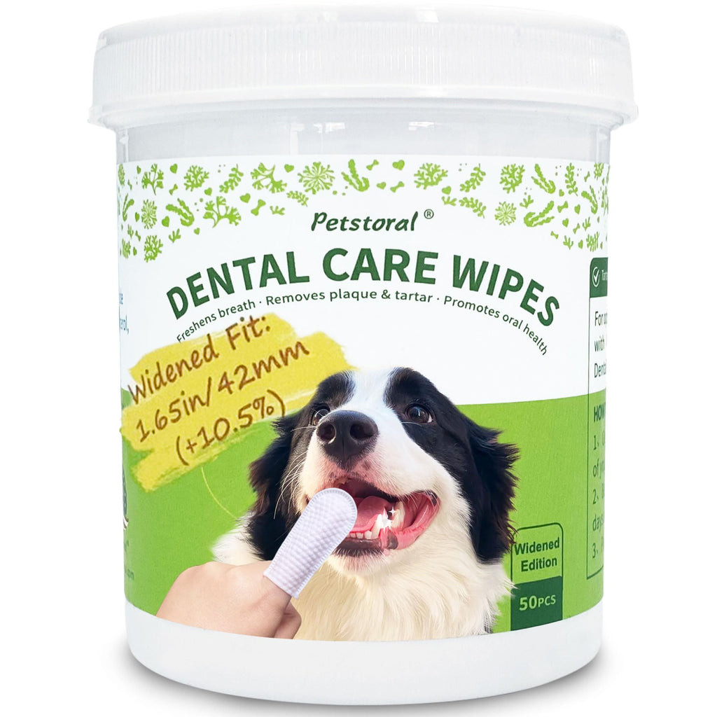 Dental Care Wipes for Dogs and Cats, 50 Count Z395