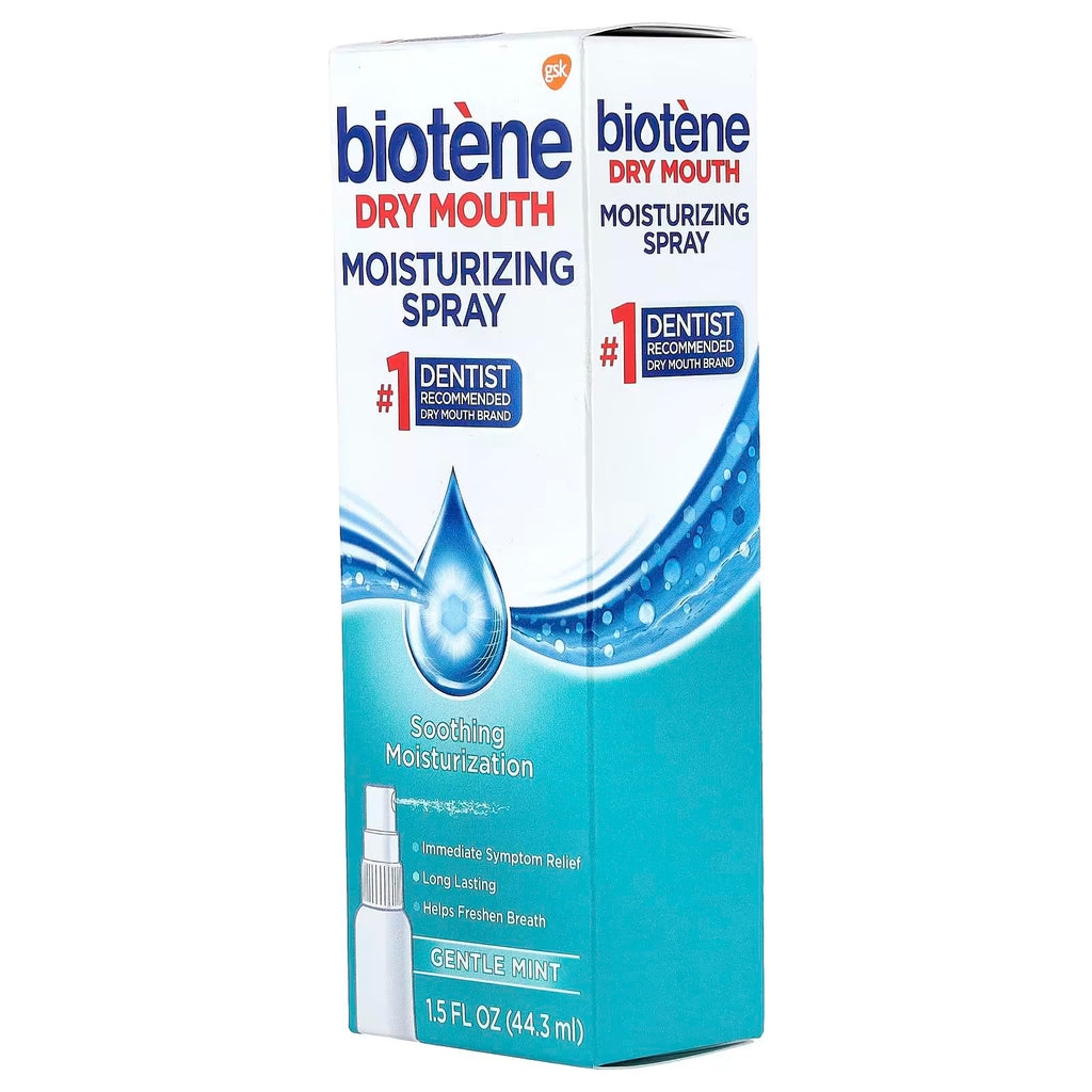 Gentle Mint Moisturizing Mouth Spray, 1.5 Fl Oz (Pack of 2) T850