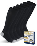 Bamboo Viscose 3 Pairs 8-15 mmhg Knee High Compression Socks S900