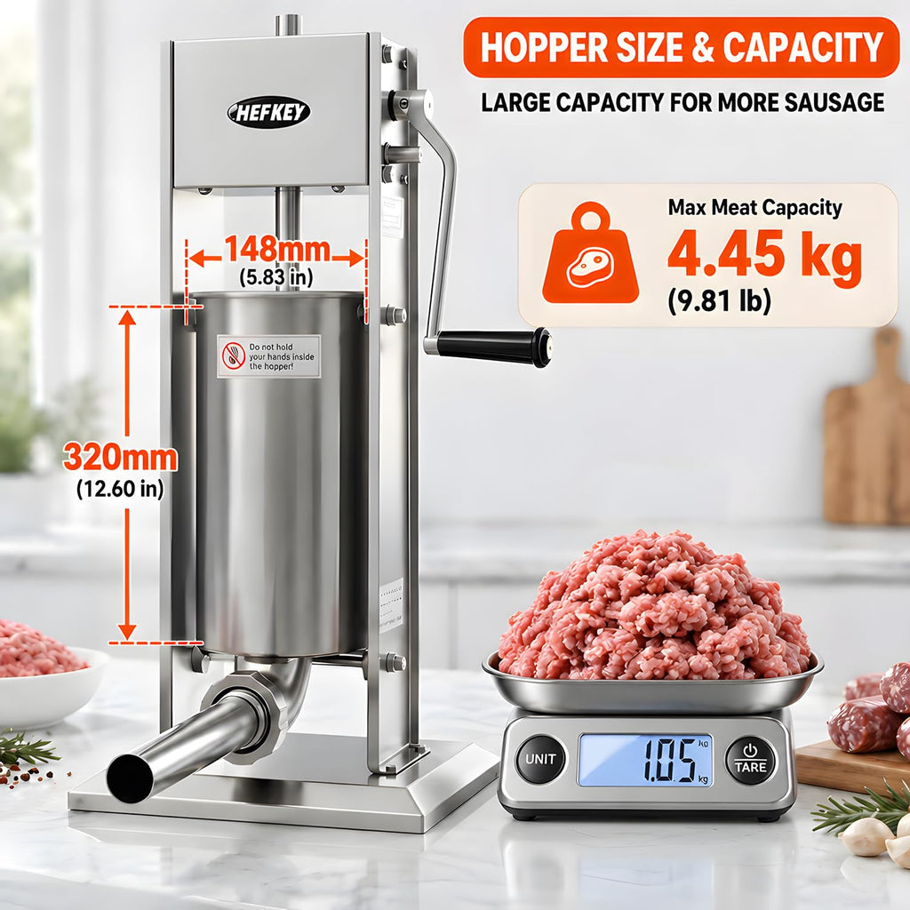 11LBS/5L Vertical Sausage Stuffer P13945