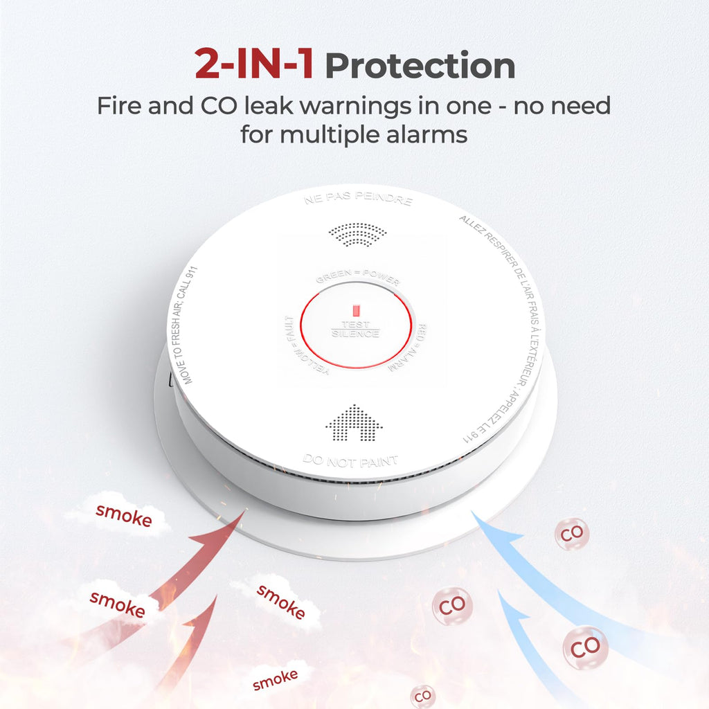 Smoke and Carbon Monoxide Detector Combo 1 Pack O938257