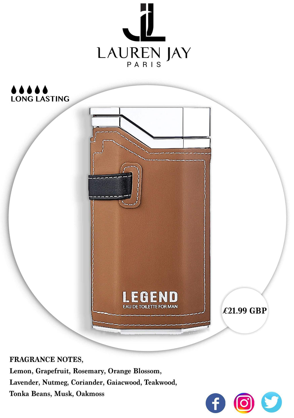 Men Edt 3.3oz T120