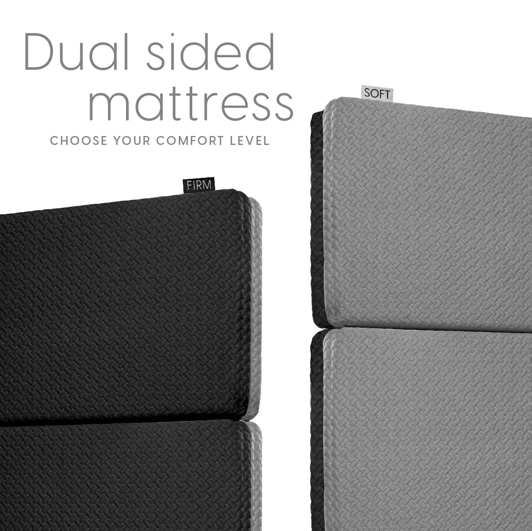 Memory Foam Tri Folding Mattress with Waterproof Washable Cover R47246