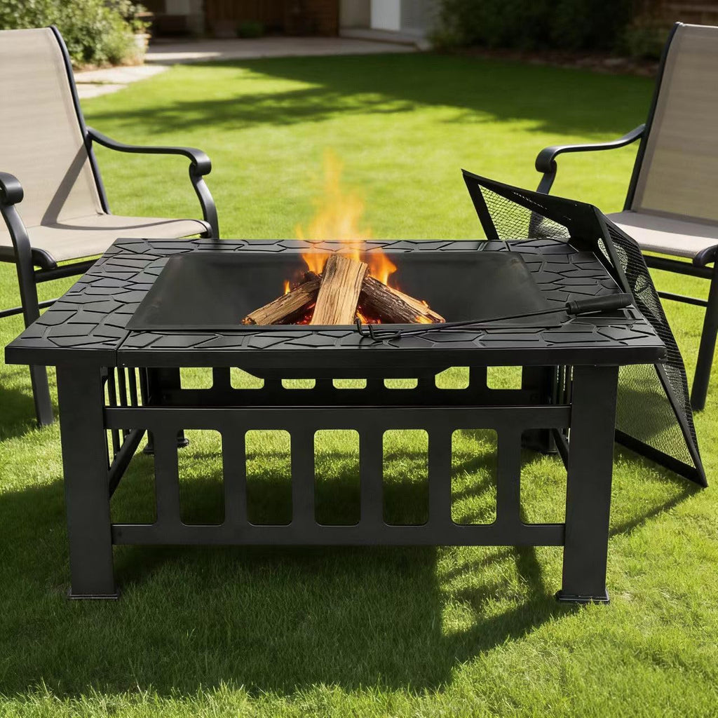 32 inch Outdoor Fire Pit with Grill O970