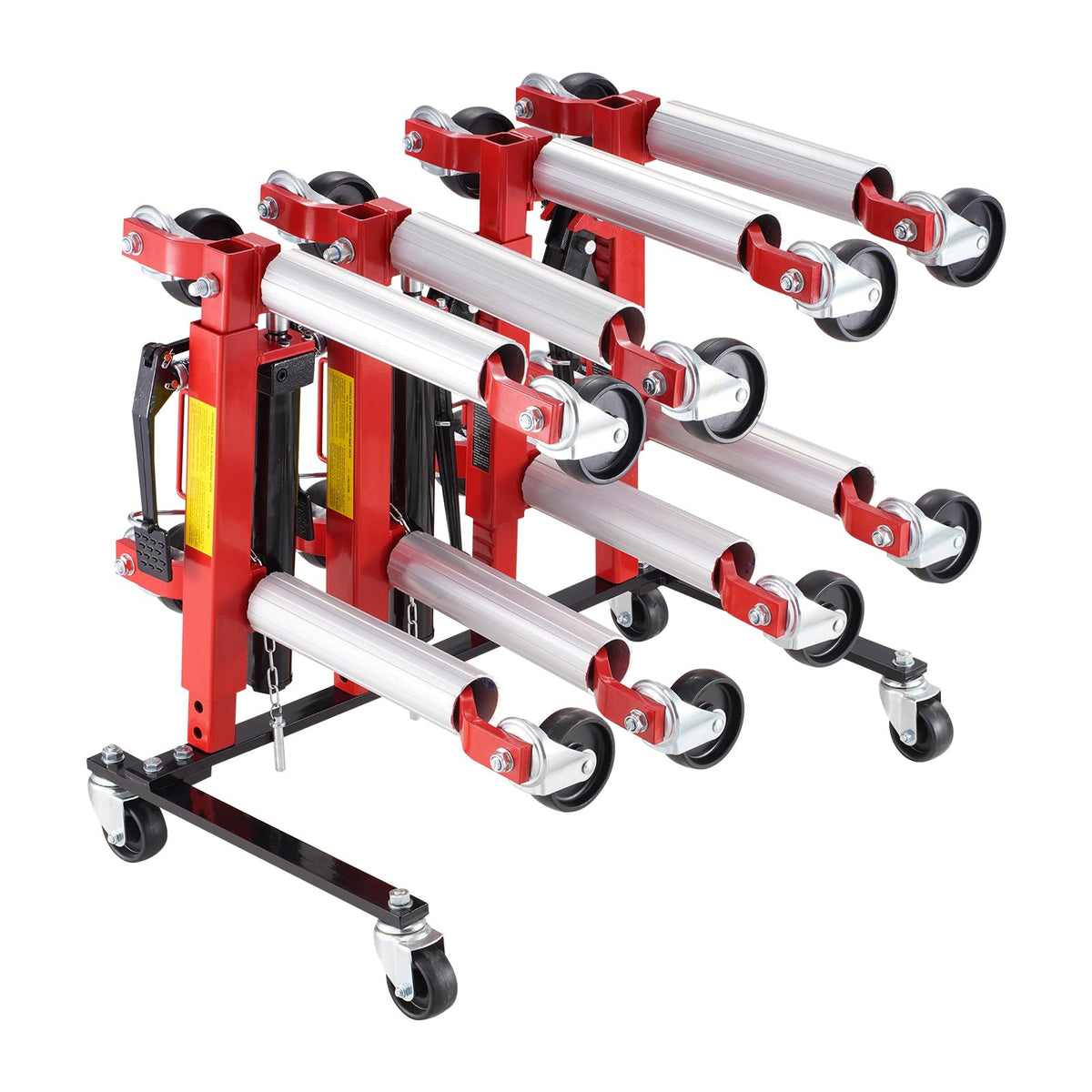 Car Dolly Rack with 360° Rotatable Wheels, 4-Dolly Capacity V147798
