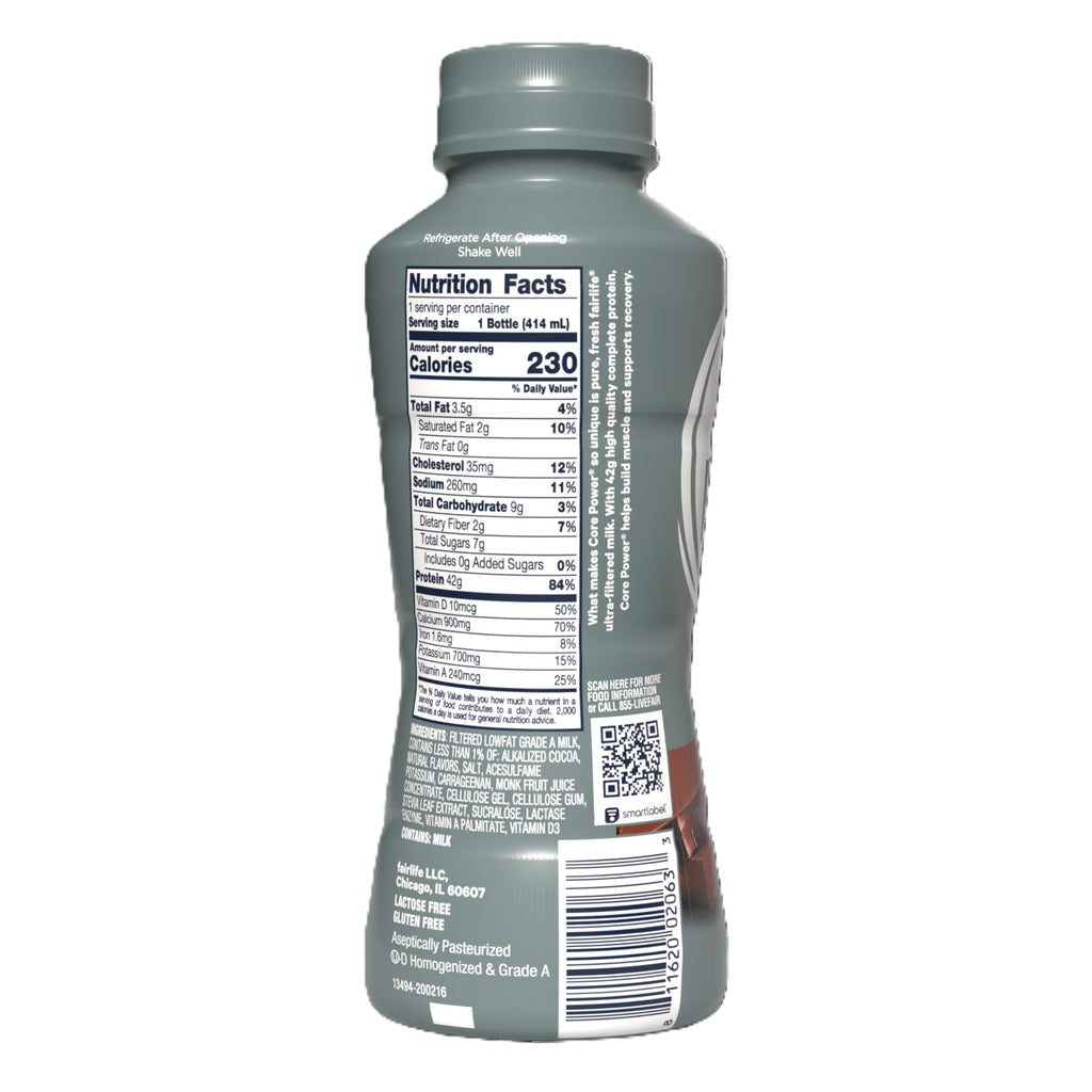 Chocolate High Protein Shake 42g 14oz 12 Pack U53991