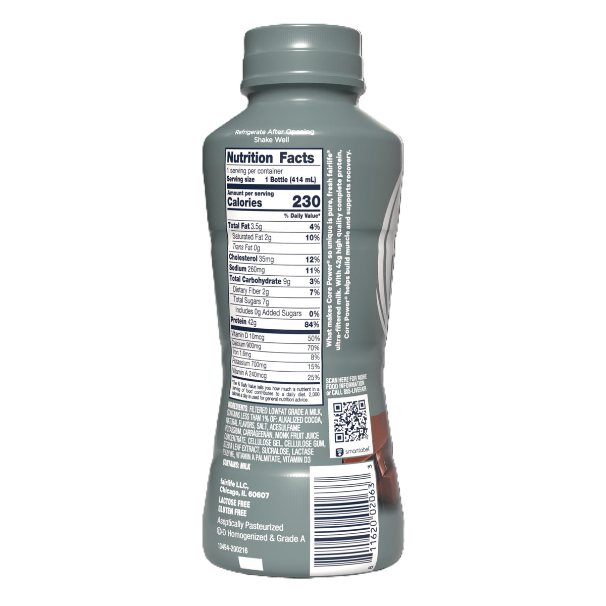 Chocolate High Protein Shake 42g 14oz 12 Pack U53991