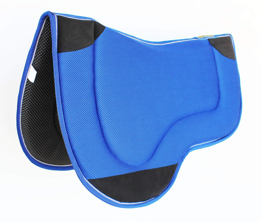 Blue Memory Foam Western Horse Saddle Pad P89126