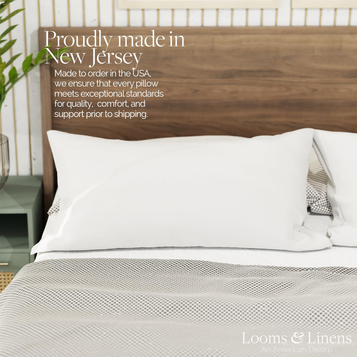 King Size Pillows Set of 2 20 x 36 Hypoallergenic Down Alternative Pillow Inserts A651109