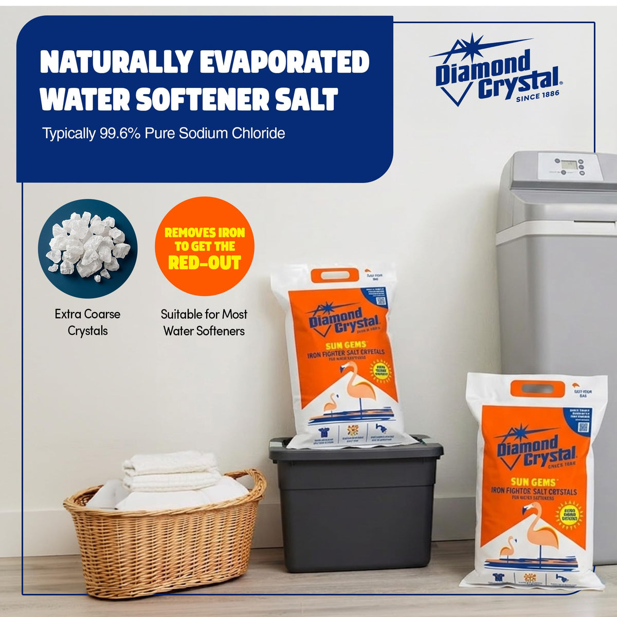 2 Pack Water Softener Salt, 40 Pounds X939