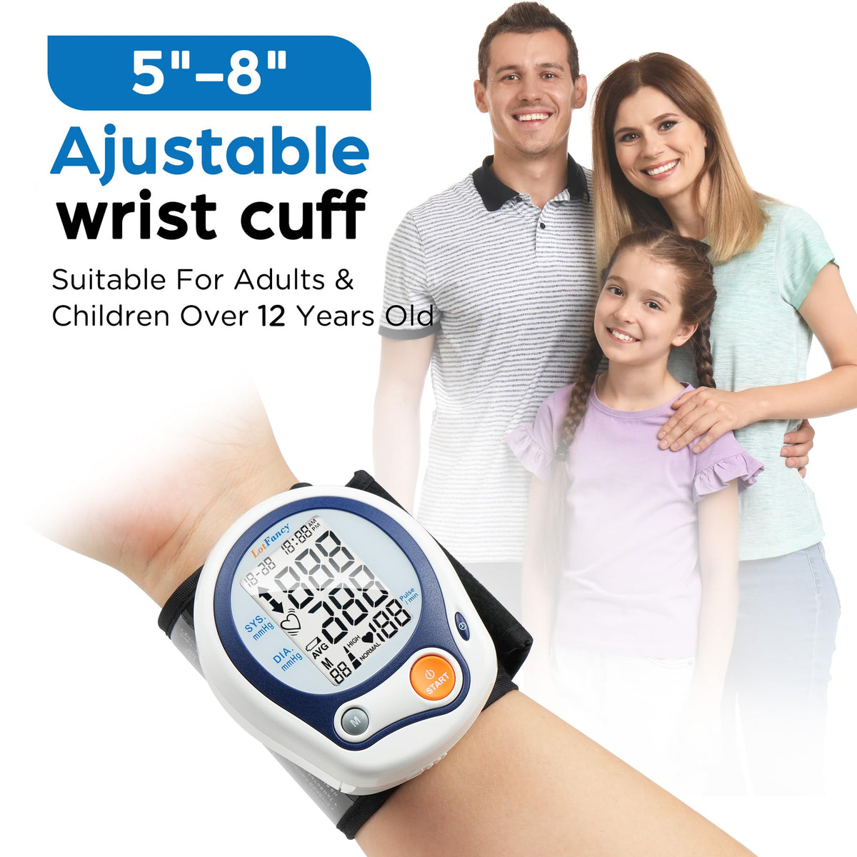 Kids Wrist Blood Pressure Monitor with Carrying Case J90081