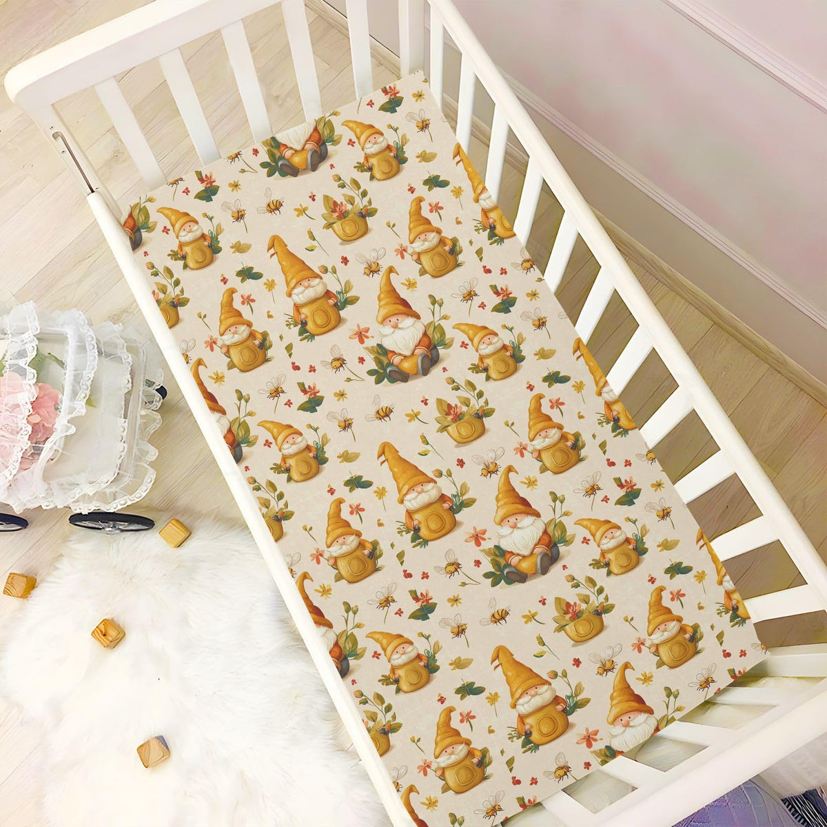 Soft Breathable Microfiber Crib Sheet U85077