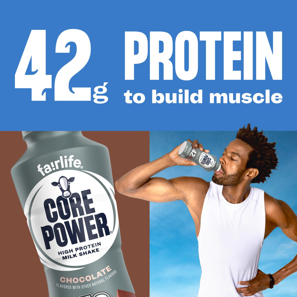 Chocolate High Protein Shake 42g 14oz 12 Pack U53991