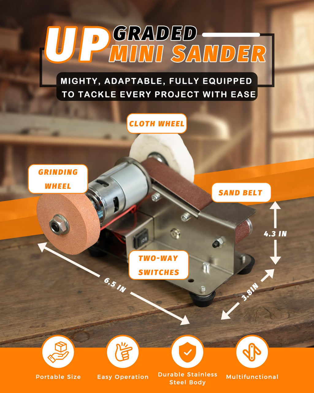 Mini Belt Sander H25019