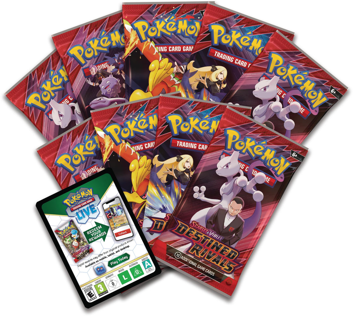 Pokemon TCG 9 Packs Elite Trainer Box S4254